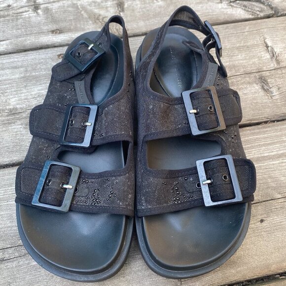 Charles & Keith Sandals Black Size 6 - Picture 2 of 9
